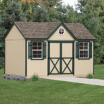 10x14 Wood A-frame w Dormer