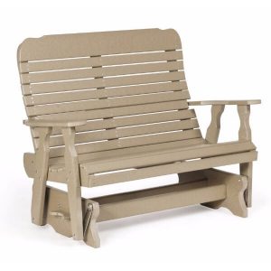 4 foot curve back glider