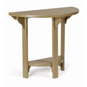 72 half round table